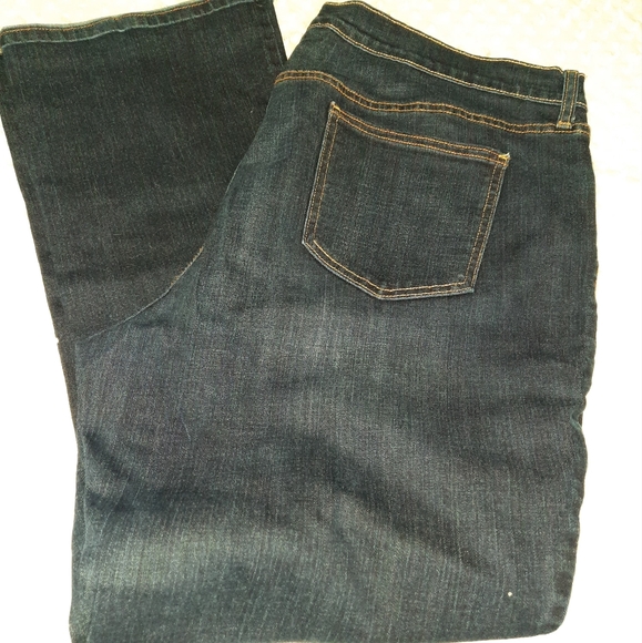 Old Navy sweetheart jeans 18 dark blue FLARE BOOTCUT - Picture 4 of 4